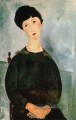 ein junges Mädchen 1918 Amedeo Modigliani
